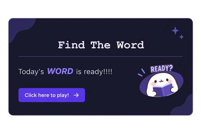 Daily puzzle posted in a Microsoft Teams channel