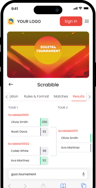 Tournament Interface Left
